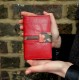 Fifi Red and Spanish Floral Leather Wallet