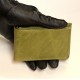Tiny Wallet Distressed Apple Green Leather