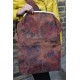 Dublin Large Clip Bag Dark Floral Leather