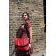 Dublin Large Zip Bag Red Leather Dublin Large Zip Bag Red Leather