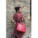 Dublin Large Zip Bag Red Leather Dublin Large Zip Bag Red Leather
