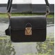 Scottish Convertible Bum bag Black Leather 