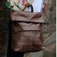 Belgian Rucksack Convertible Brown Leather Zip Bag