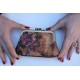 Amy Ball Pure Leather Floral Print Purse | Leather Bags
