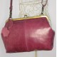 Crossbody Purple Clip Frame Handbag