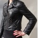 Biker Jacket Black Leather 