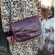 Denise Organiser Purple Leather Bag 
