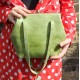Dolly Framebag Shoulder Bag Apple Green Leather