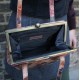 Dolly Floral No 14 Clipframe Bag Leather