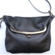 Dublin Medium Clip Bag Black Leather