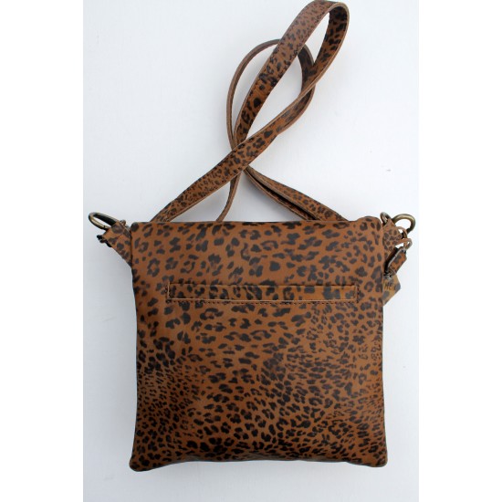 Framebag Kissclip Crossbody Bag Leopard Print