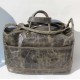 Gertrude Small Tote Charcoal Leather Bag