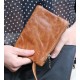 Envelope Medium Twister Bag Tan Leather