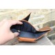 Trifold Wallet Tan Distressed Leather