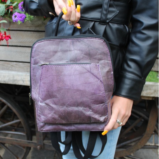 Teakleaf Purple Backpack