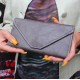 Teakleaf Wallet Clutch Charcoal