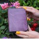 Teakleaf Purple Wallet