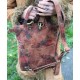 Amelie Backpack Floral print Leather No 14 darkest