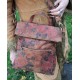 Amelie Backpack Floral print Leather No 14 darkest