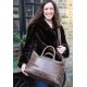 Gertrude Tote Mocha Brown Leather Bag