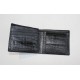 Alberta Animal Print Black Leather Wallet Leather