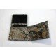 Alberta Snakeprint Blue Leather Wallet 