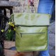 Belgian Zip Convertible Apple Green Leather