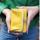 Clip Clasp Frame Purse Wallet Yellow