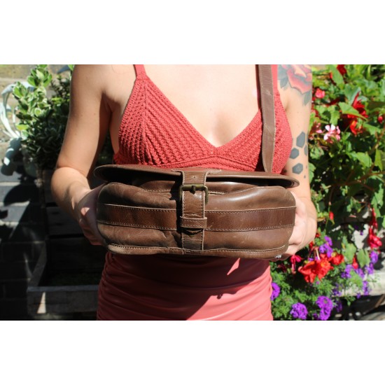  Isabelle Medium Saddle bag Brown Leather