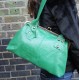 Doris Shoulder Bag Clipframe Irish Green Leather
