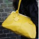 Doris Shoulder Bag Clipframe Yellow 