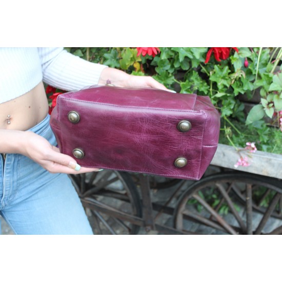 Minidoc Doctor Bag Purple Leather