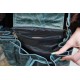 Chantal Navy Drawstring Bag Leather