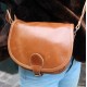 Isabelle Small Saddle Bag Tan
