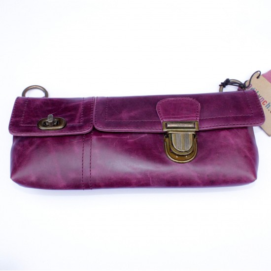 Jilly Bumbag Purple Leather