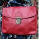 Louisa Red Messenger Bag