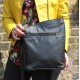 Marina Bag Messenger Black Leather