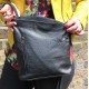 Marina Bag Messenger Black Leather