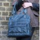 Pamela Tote Bag Navy Blue Leather