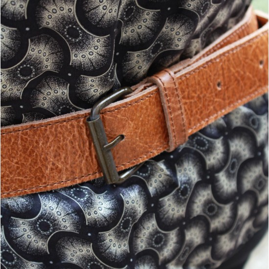 Scottish Bum bag with Belt Tan Leather