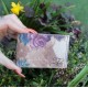 Tiny Wallet Floralprint Embossed