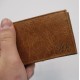 Tiny Wallet Tan Embossed
