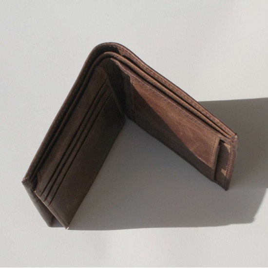 Men's Wallet Brown Leather