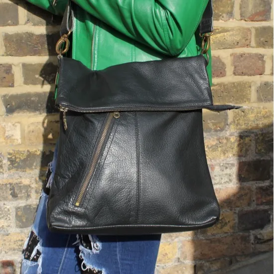 Amelie Original Black Leather Bag