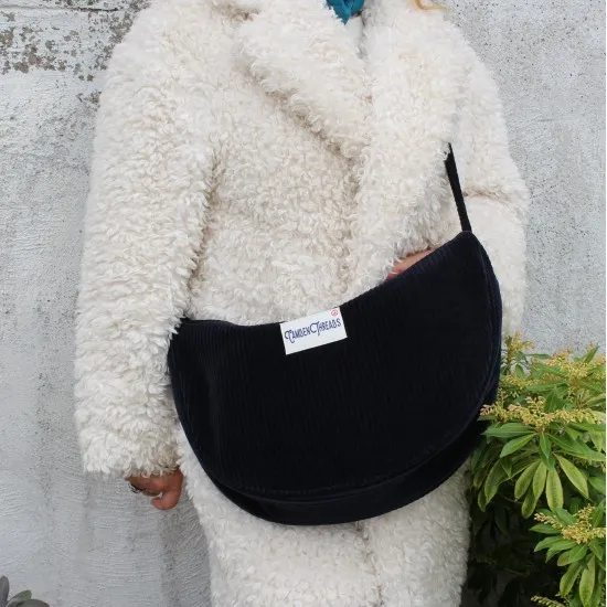 Bobby large navy corduroy