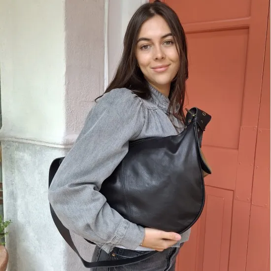 New York Black Leather