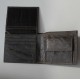 Mens Large Wallet Charcoal Leather