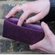 Madamzel Purple Leather Wallet