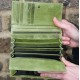 Madamzel Apple Green Leather Wallet