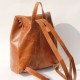Coolruck Small Rucksack Tan Smooth Leather